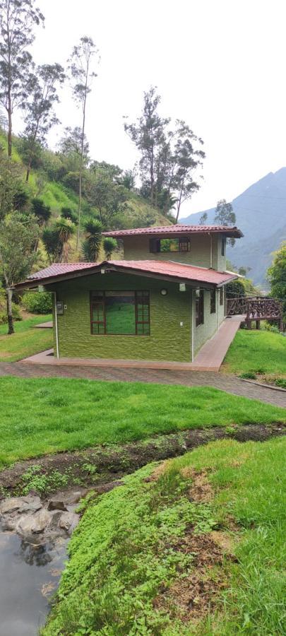 "Casa Verde" En Banos De Agua Santa Con Vista Al Volcan Tungurahua Kültér fotó